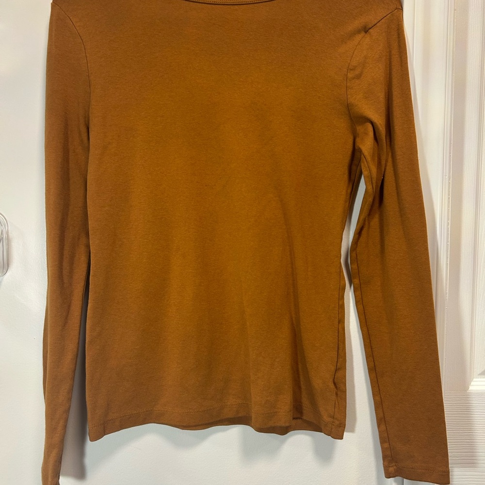 a new day Rich Brown Long Sleeve Top